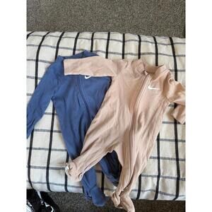 Baby Nike zipper footies size 3M bundle